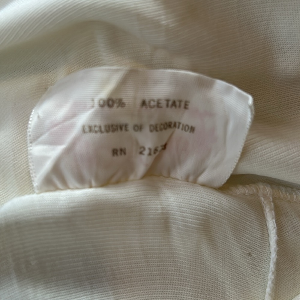 70s Vintage Rosette Slip XS - Picture 12 of 16